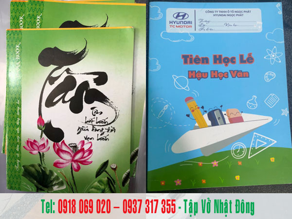 Thiết kế vở học sinh 